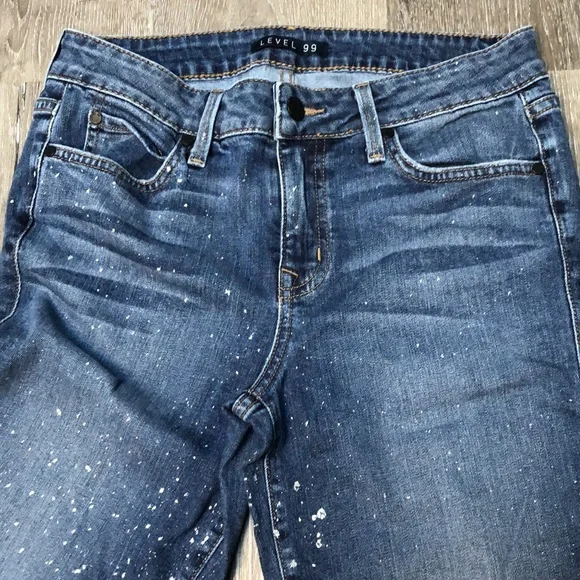 Level 99 Amber Galaxy silver splattered jeans - Picture 9 of 10